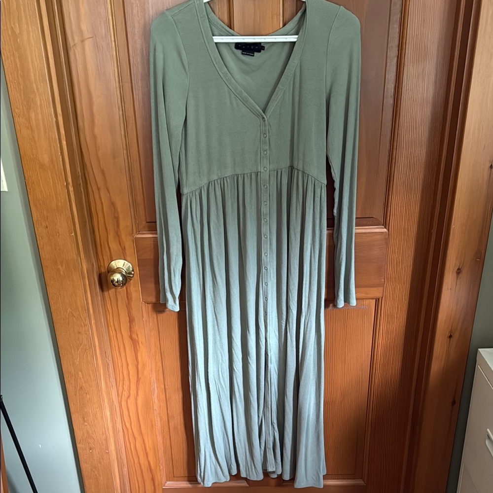 Hatch rib nursing dress